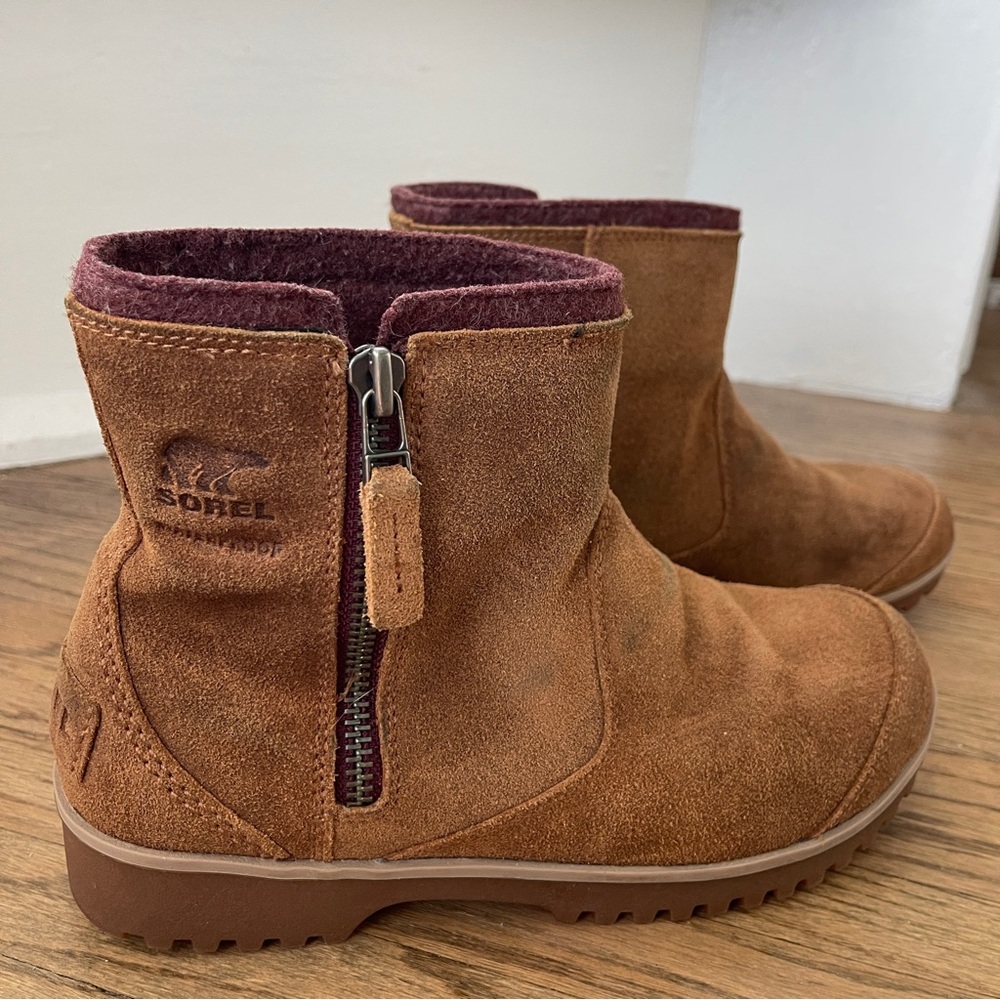 Sorel Meadow Zip Waterproof Boots. Size 8 - Picture 5 of 10